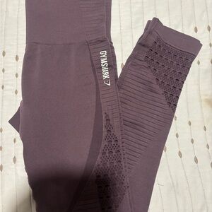 Gymshark Mauve Textured Leggings
